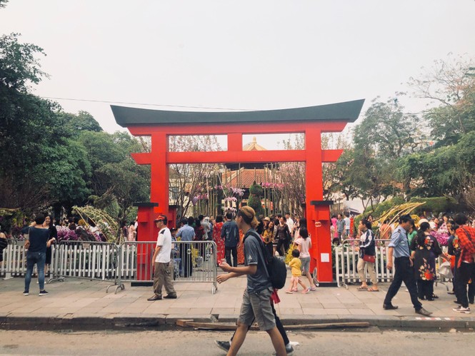 Những hình ảnh đẹp tại lễ hội hoa anh đào - ảnh 1