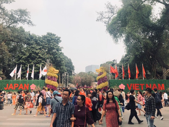 Những hình ảnh đẹp tại lễ hội hoa anh đào - ảnh 6