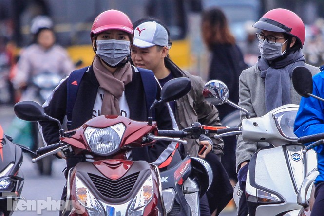 Hà Nội đón không khí lạnh: 'Đã nghe rét mướt luồn trong gió' - ảnh 9