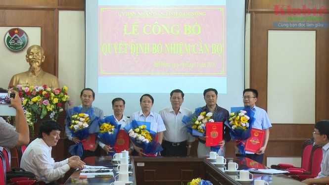 Đắk Nông, Cần Thơ điều động, bổ nhiệm nhiều nhân sự - ảnh 1