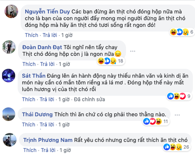 Dân mạng tranh cãi kịch liệt về thịt chó đóng hộp ở Ninh Bình - ảnh 4