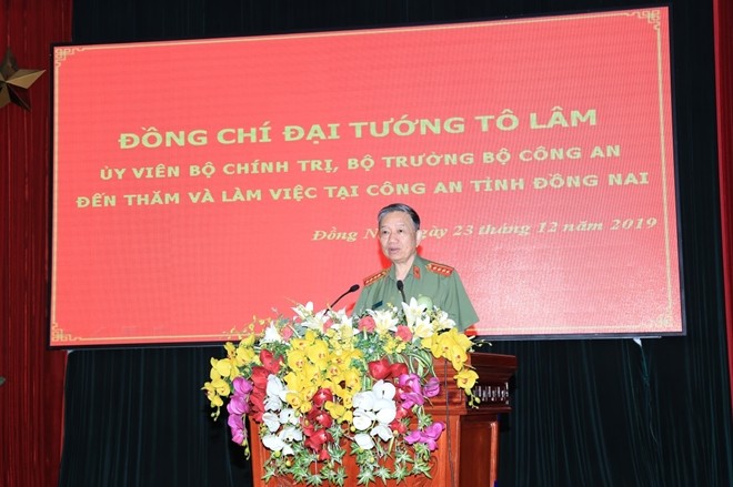 Đại tướng, Bộ trưởng Tô Lâm làm việc tại Công an Đồng Nai - ảnh 1