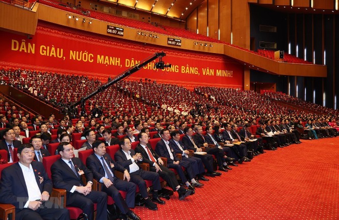 Cận cảnh phiên thảo luận các văn kiện Đại hội XIII của Đảng - ảnh 13