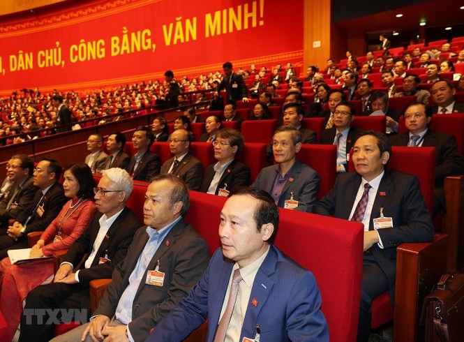 Cận cảnh phiên thảo luận các văn kiện Đại hội XIII của Đảng - ảnh 14