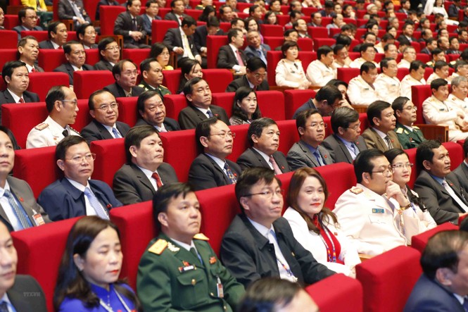 Cận cảnh phiên thảo luận các văn kiện Đại hội XIII của Đảng - ảnh 19