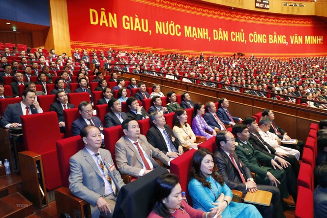 Cận cảnh phiên thảo luận các văn kiện Đại hội XIII của Đảng - ảnh 28