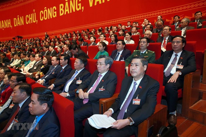 Cận cảnh phiên thảo luận các văn kiện Đại hội XIII của Đảng - ảnh 29