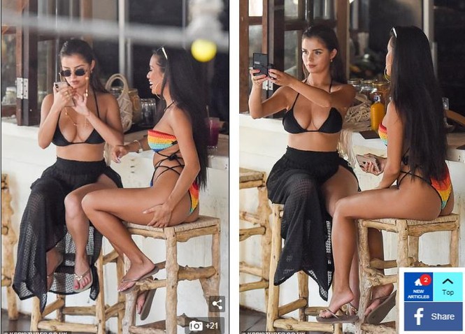 'Kim siêu vòng 3' nước Anh quá đỗi sexy, khoe đường cong 'thiêu đốt' ở Bali - ảnh 11