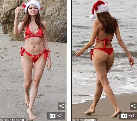 Blanca Blanco khiến quý ông chao đảo với bikini màu đỏ nhỏ xíu - ảnh 8