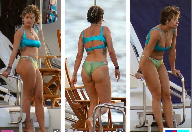 Rita Ora nảy nở hút mắt với áo tắm 2 mảnh nhỏ xíu - ảnh 9