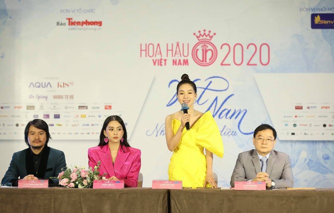 Top 60 thí sinh khoe sắc tại họp báo Vòng Bán kết toàn quốc Hoa hậu Việt Nam 2020 - ảnh 3