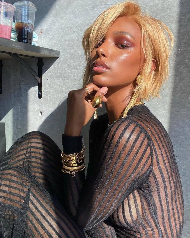 'Thiên thần nội y' Jasmine Tookes mặc bó sát xuyên thấu, khoe body tuyệt mỹ - ảnh 15