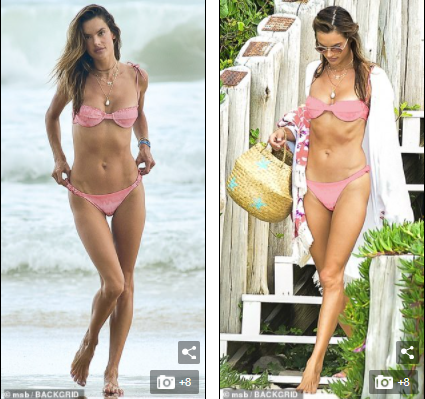 Cựu 'thiên thần nội y' Alessandra Ambrosio đẹp ngất ngây với bikini - ảnh 1