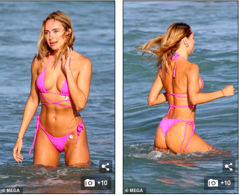 Kimberley Garner khoe dáng siêu quyến rũ với áo tắm bé xíu - ảnh 4