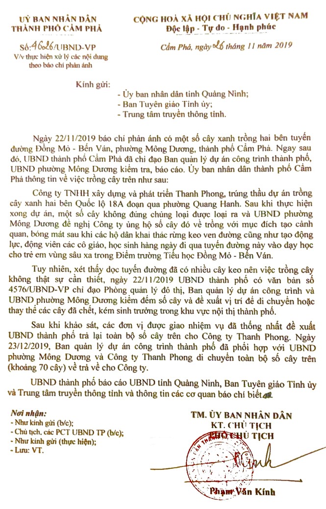 Vụ hàng cây tiền tỷ