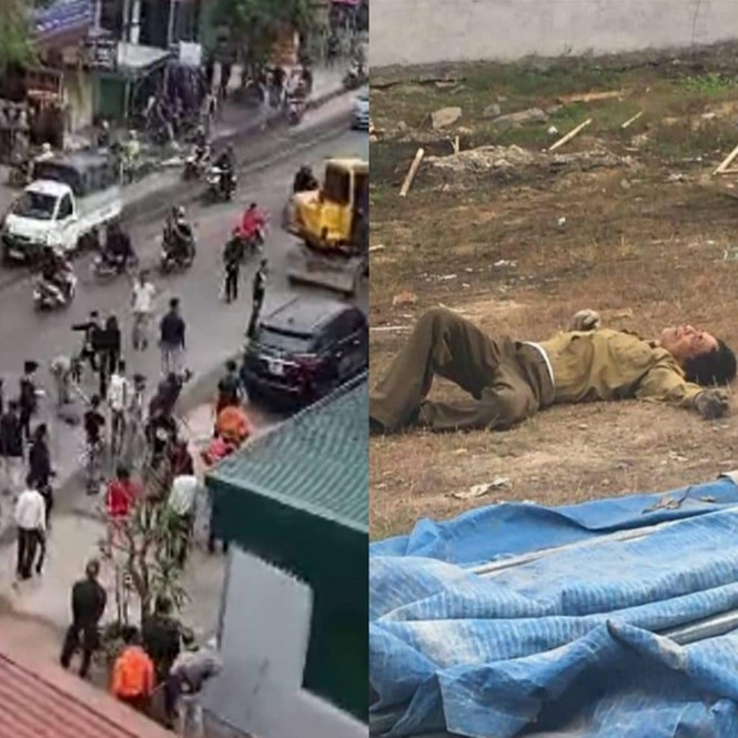 Hơn 40 thanh niên cầm giáo mác truy sát 2 cha con ở Hải Phòng - ảnh 1