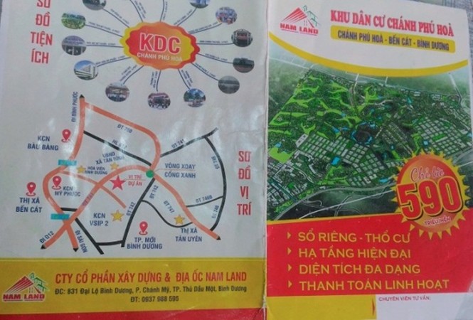 Bình Dương: Dấu hiệu lừa đảo tại dự án KDC Chánh Phú Hòa - ảnh 1