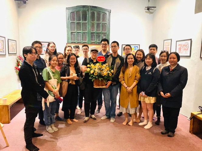 Being an Artist - triển lãm tranh đầy sáng tạo của các bạn học sinh Hà Nội - ảnh 5