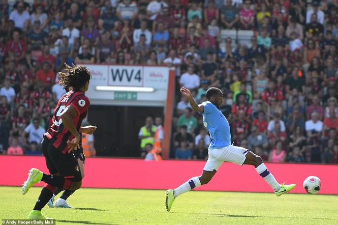 Sergio Aguero lập cú đúp, Man City đè bẹp Bournemouth - ảnh 1