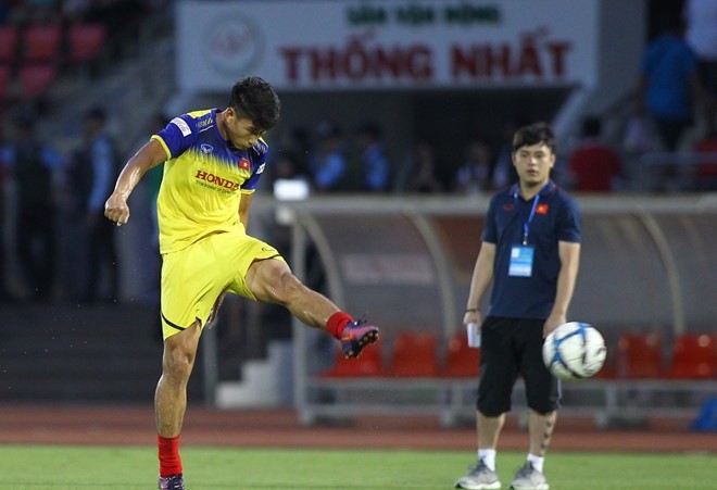 Đức Chinh 'nổ súng', U22 Việt Nam hòa UAE - ảnh 3