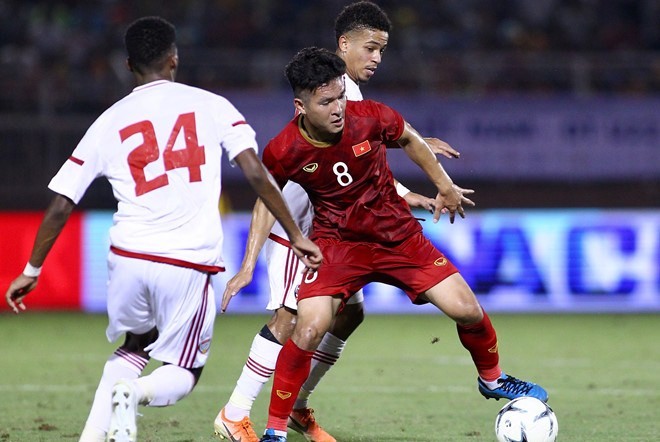 Đức Chinh 'nổ súng', U22 Việt Nam hòa UAE - ảnh 8
