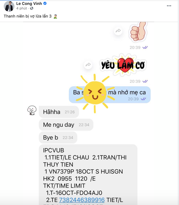 'Lừa' Công Vinh 3 lần, Thủy Tiên không dám nghe máy của chồng, ở lại cứu trợ miền Trung - ảnh 1