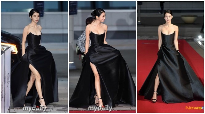 'Điên nữ' Seo Ye Ji nóng bỏng với vòng một 'bức thở', diện bộ đầm nửa tỷ lên thảm đỏ - ảnh 1