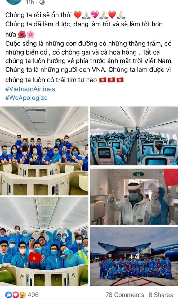 Loạt tiếp viên Vietnam Airlines treo hashtag xin lỗi cộng đồng, mong được đối xử văn minh - ảnh 5
