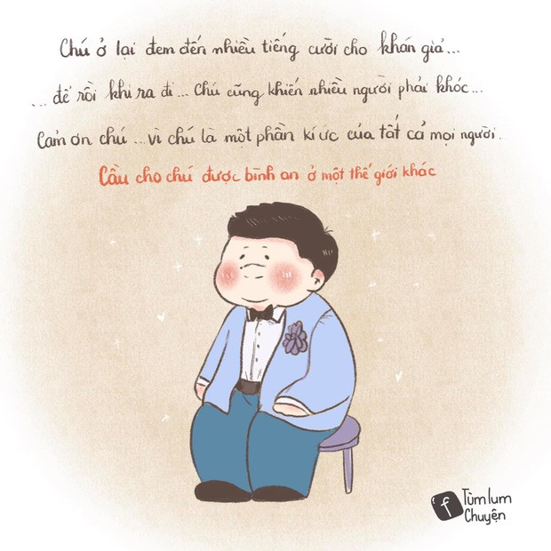 Bộ tranh vẽ từng vai diễn để đời của nghệ sĩ Chí Tài gây xúc động - ảnh 23