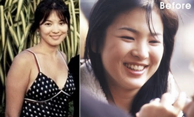 Song Hye Kyo mũm mĩm thuở mới vào nghề từng nặng tới 70kg - ảnh 1