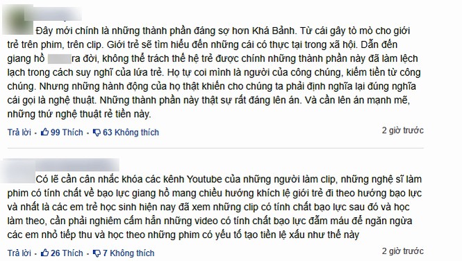Không chỉ Khá Bảnh, phim giang hồ của sao Việt tràn lan youtube - ảnh 9