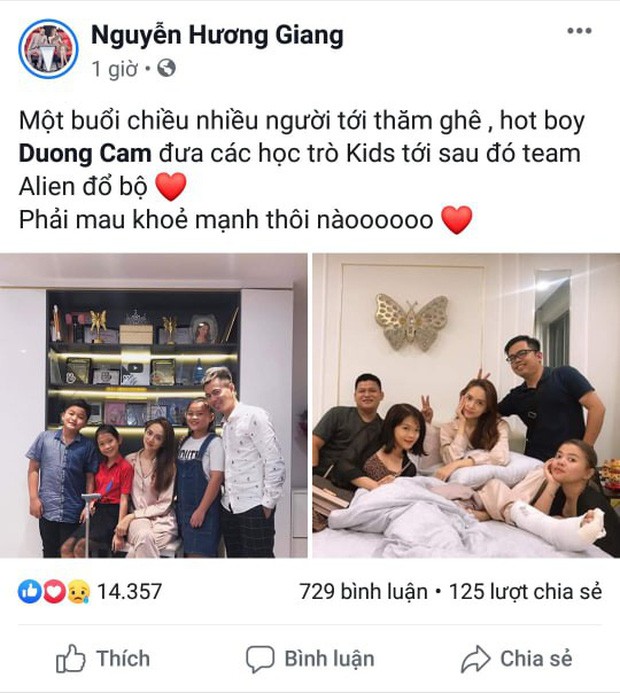 Hương Giang gặp chấn thương khi tập luyện và phải bó bột chân - ảnh 2