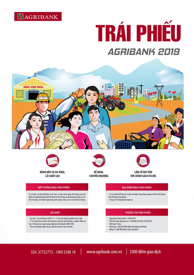 Agribank phát hành 5.000 tỷ đồng trái phiếu, lãi suất dự kiến trên 8% - ảnh 1