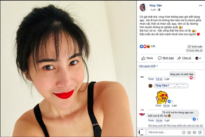 Thủy Tiên gây 'bão' vì lời đáp trả với người chê bai nhan sắc mình - ảnh 1
