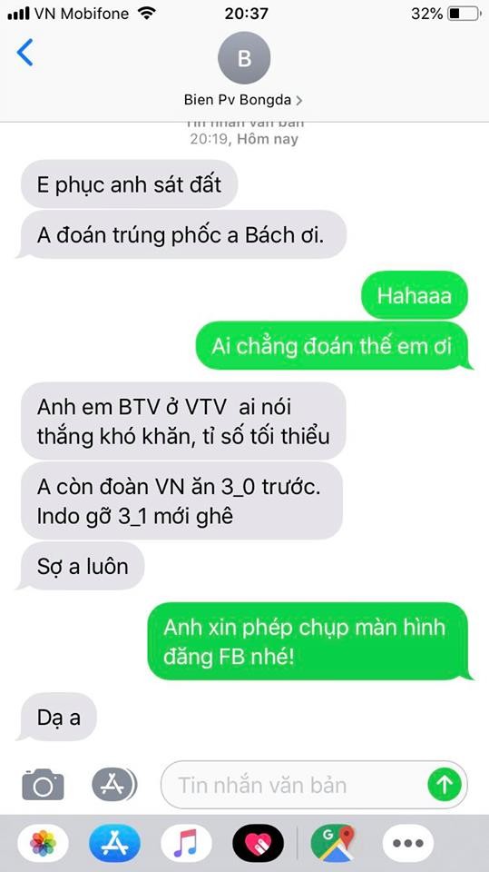 Nhiều sao Việt được phong 'thánh dự đoán tỉ số' khi Việt Nam thắng Indonesia - ảnh 2