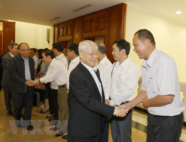 Tổng Bí thư, Chủ tịch nước Nguyễn Phú Trọng chủ trì họp Bộ Chính trị - ảnh 1