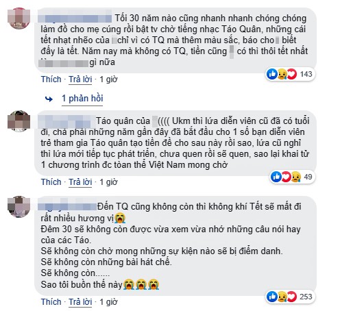 Cư dân mạng đồng loạt chia sẻ cảm xúc trước thông tin dừng Táo quân 2020 - ảnh 1