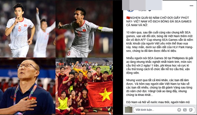 Dân mạng 'bùng nổ', muôn kiểu tung hô thầy Park và U22 Việt Nam - ảnh 1