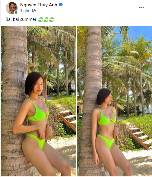 Thùy Anh 'Tình yêu và tham vọng' tung ảnh 'bốc lửa' với bikini nhỏ xíu - ảnh 1
