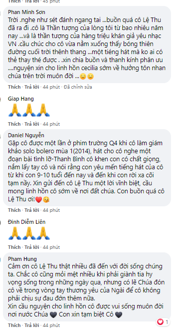 Khán giả bàng hoàng xót xa: 'Phép màu đã không xảy ra, mãi nhớ giọng hát danh ca Lệ Thu' - ảnh 2