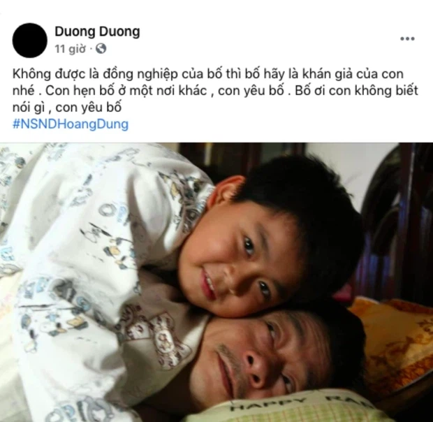 Last greeting from two sons, folk artist Hoang Dung, to their father - photo 2