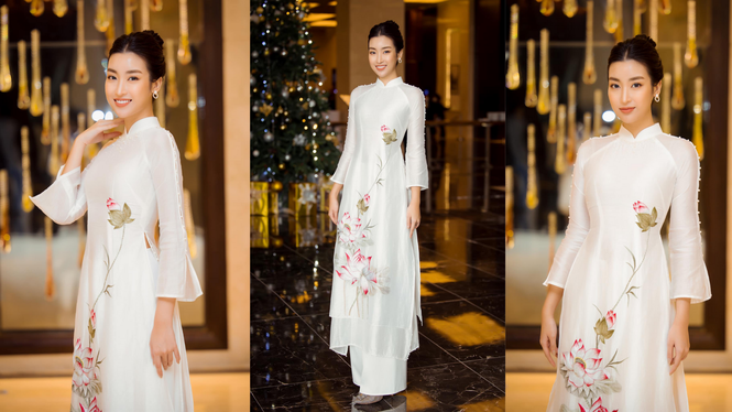 Hoa hậu Đỗ Thị Hà diện đầm khoét eo quyến rũ nhất tuần - ảnh 4