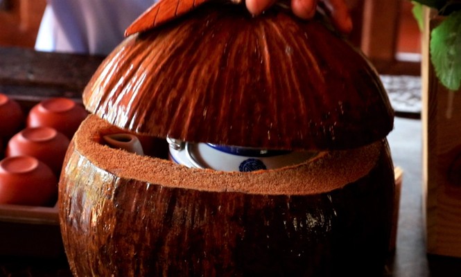 Độc đáo căn nhà xưa Nam bộ làm hoàn toàn bằng gỗ dừa - ảnh 7