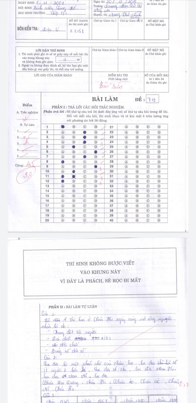 167 bài kiểm tra học kì I được nâng từ 0,75 – 7 điểm - ảnh 2