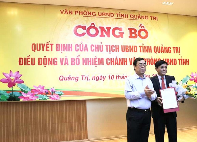 Quảng Trị có tân Chánh Văn phòng UBND tỉnh - ảnh 1