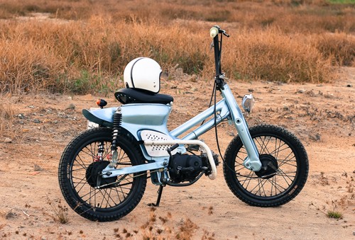 Honda Cub bobber độc đáo của sinh viên Việt - ảnh 2