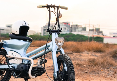 Honda Cub bobber độc đáo của sinh viên Việt - ảnh 6
