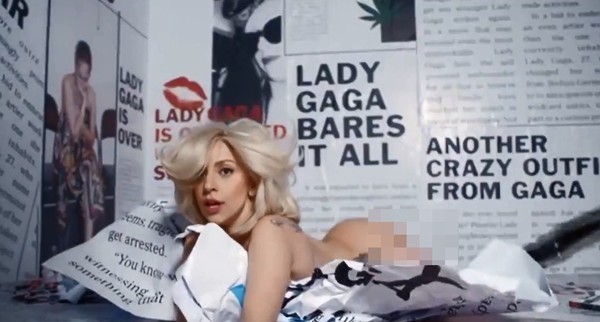 Lộ clip nude phản cảm của Lady Gaga - ảnh 4