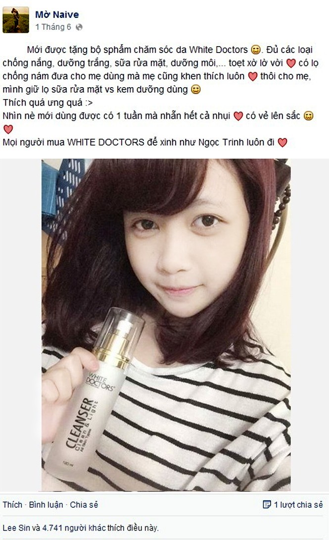 Cảnh báo nguy cơ cho làn da khi sử dụng mỹ phẩm White Doctors - ảnh 11