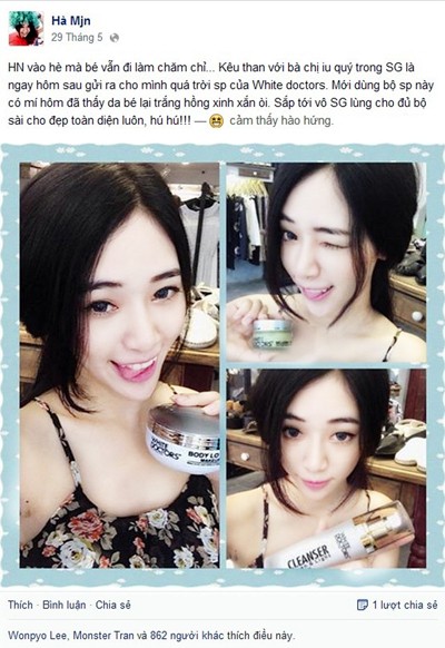 Cảnh báo nguy cơ cho làn da khi sử dụng mỹ phẩm White Doctors - ảnh 9